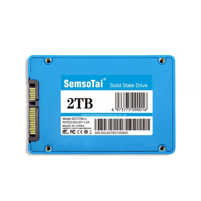 New Semsotai 1TB SSD 2.5'' SATA3.0 III Internal Solid State Hard Drive 550MB/S MAC/PC