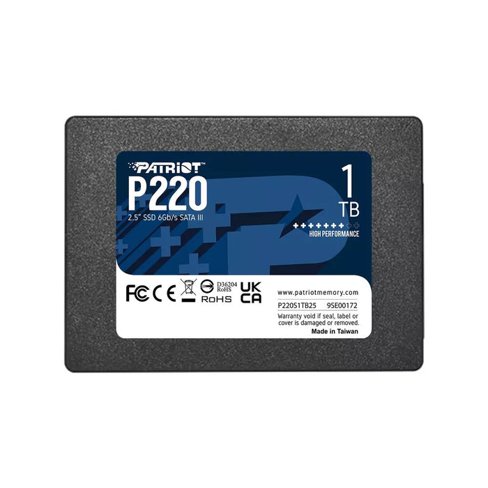 New Patriot P220 1TB SSD 2.5" SATA III 6GB/s Internal Solid State Drive For PC/MAC - LaptopParts.ca