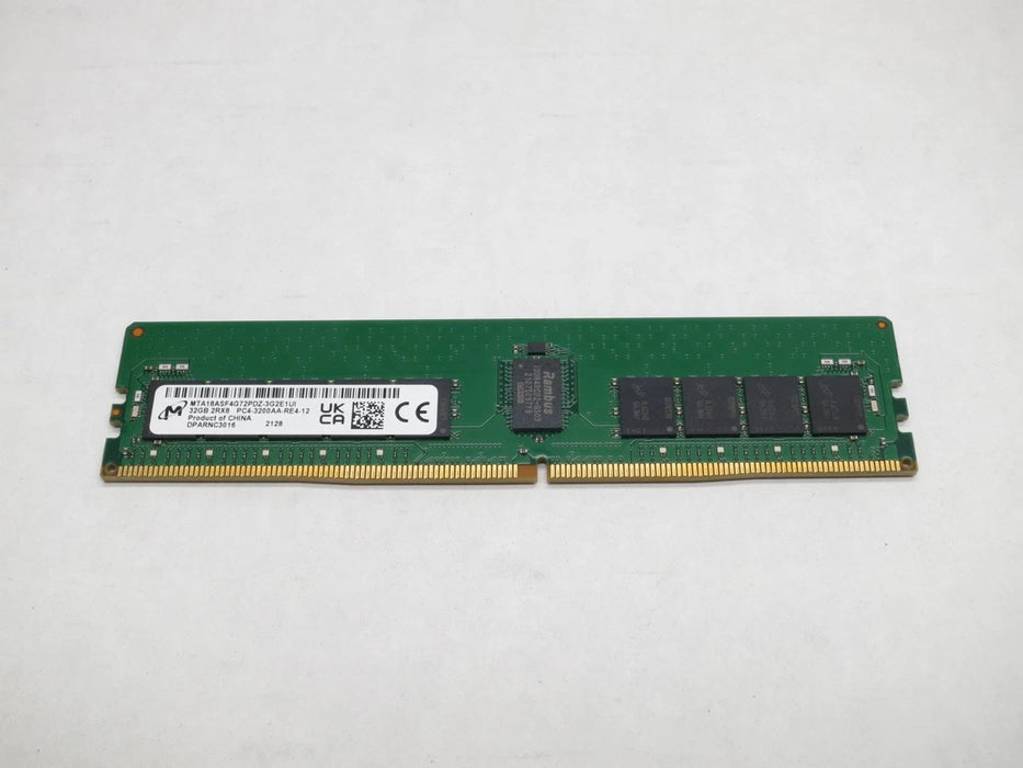 New Micron 32GB DDR4 3200 RDIMM ECC REG PC4-25600 288-PIN Ram MTA18ASF4G72PDZ-3G2E1