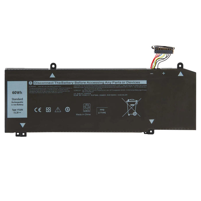 New Compatible Dell Alienware M15 M17 R1 2018 G5 5590 G7 7590 7790 Battery 60Wh 1F22N HYWXJ JJPFK