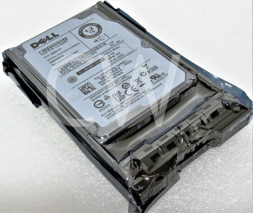New Dell Enterprise 1.2TB 10000RPM 6Gbps 2.5" SAS Server Hard Drive HUC101212CSS600 T6TWN