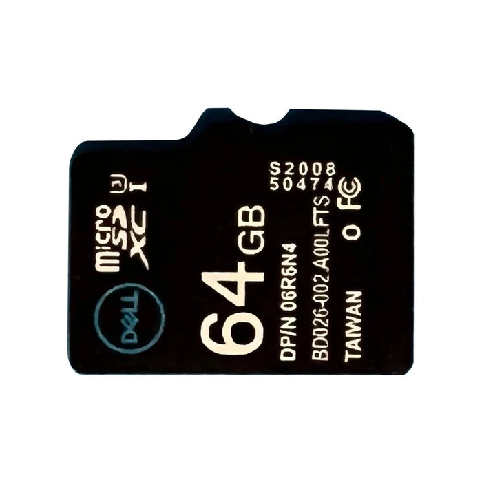 New Genuine Dell 64GB Class 10 MicroSDXC Memory Card 6R6N4 7XDNW