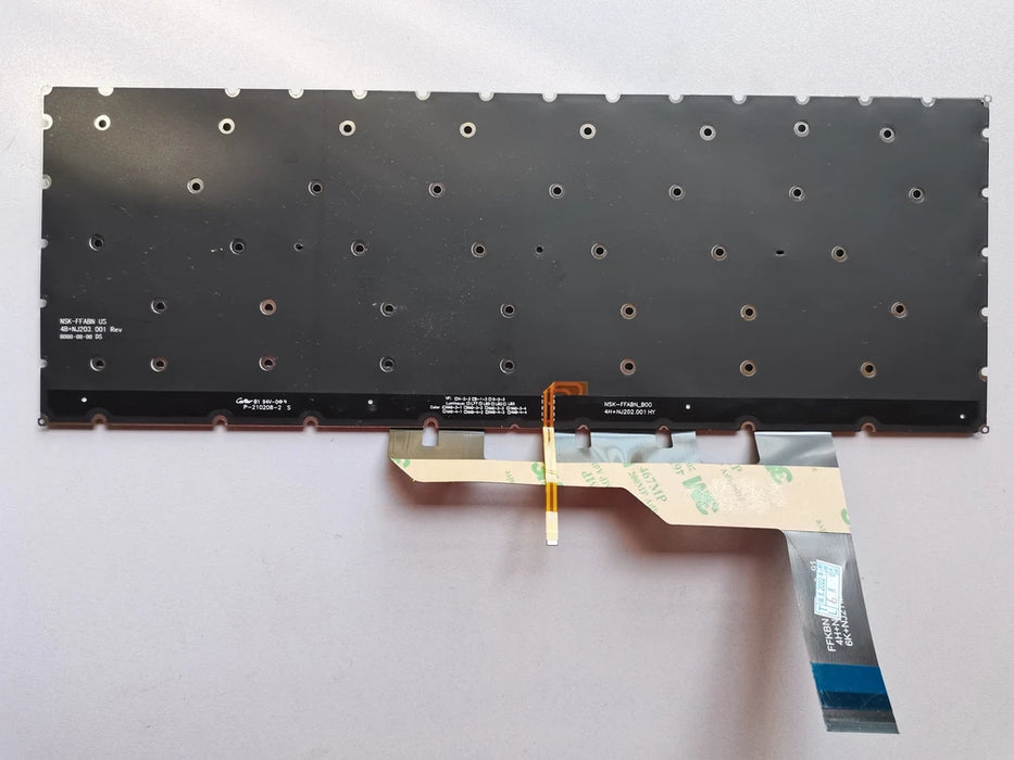 New MSI Creator Z16 Z16-A11U MS-1571 Z16 A11UE A11UET MS1571 US English Backlit Keyboard - LaptopParts.ca