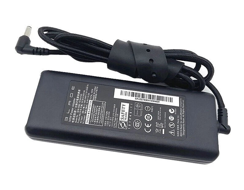 New Genuine Razer Blade Pro RZ09-0220 RZ09-0195 AC Charger Adapter Power Cord 165W RC30-0165 - LaptopParts.ca