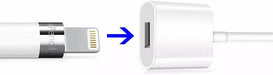 New Apple Pencil Charging Adapter Cable USB to Lightning - LaptopParts.ca