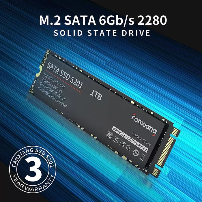 New Fanxiang M.2 2280 SSD NGFF SATA III SSD 512GB 6Gb/s Internal Solid State Drive - LaptopParts.ca