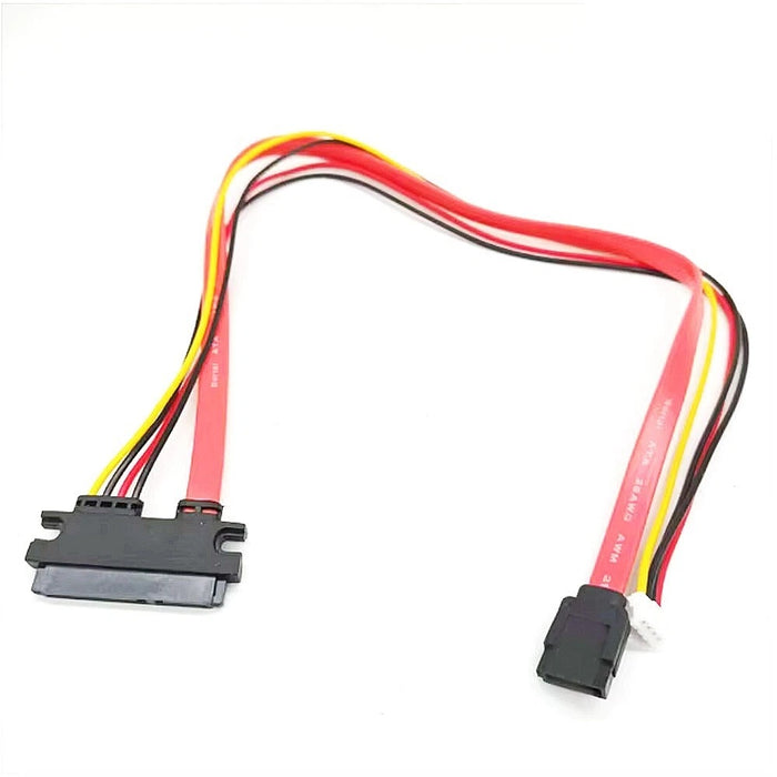 New SATA 7+15Pin to PH2.0mm 4Pin Power Cable + 7Pin M SATA Converter Adapter Cable