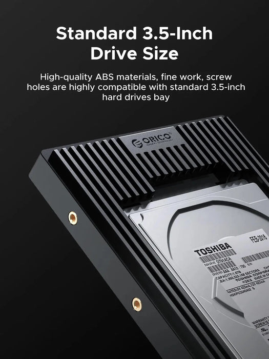 New Orico 2.5 to 3.5 inch Hard Drive Adapter Enclosure 6Gbps SSD HDD Mounting Bracket - LaptopParts.ca