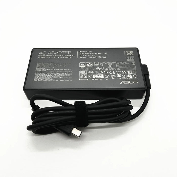 New Genuine Asus ROG Zephyrus G14 G16 200W 20V 12A Mini USB AC Adapter Charger A20-200P1A