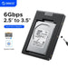 New Orico 2.5 to 3.5 inch Hard Drive Adapter Enclosure 6Gbps SSD HDD Mounting Bracket - LaptopParts.ca