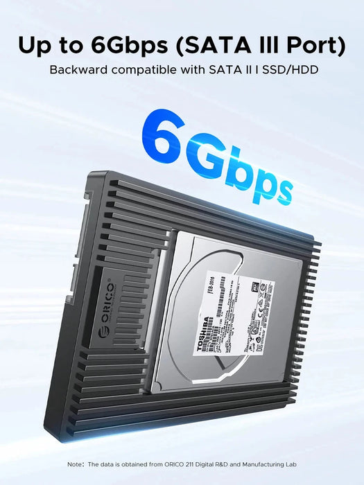 New Orico 2.5 to 3.5 inch Hard Drive Adapter Enclosure 6Gbps SSD HDD Mounting Bracket - LaptopParts.ca