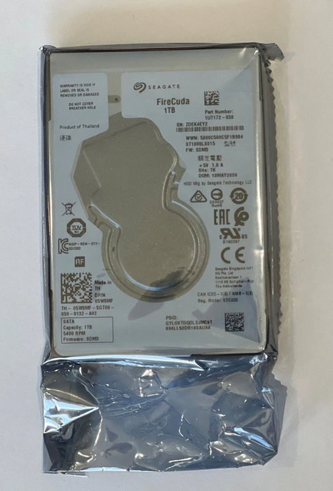New Seagate ST1000LX015 1TB FireCuda SSHD Hybrid 5400rpm 8G 2.5" Sata HDD Hard Drive - LaptopParts.ca