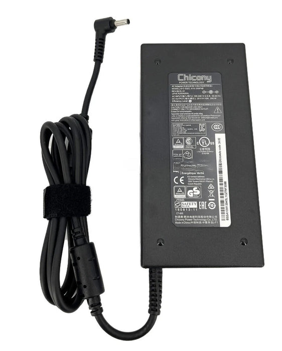 New Chicony 20V 10A 200W AC Adapter Charger For MSI Katana B12V B13V 4.5*3.0mm A21-200P2B - LaptopParts.ca