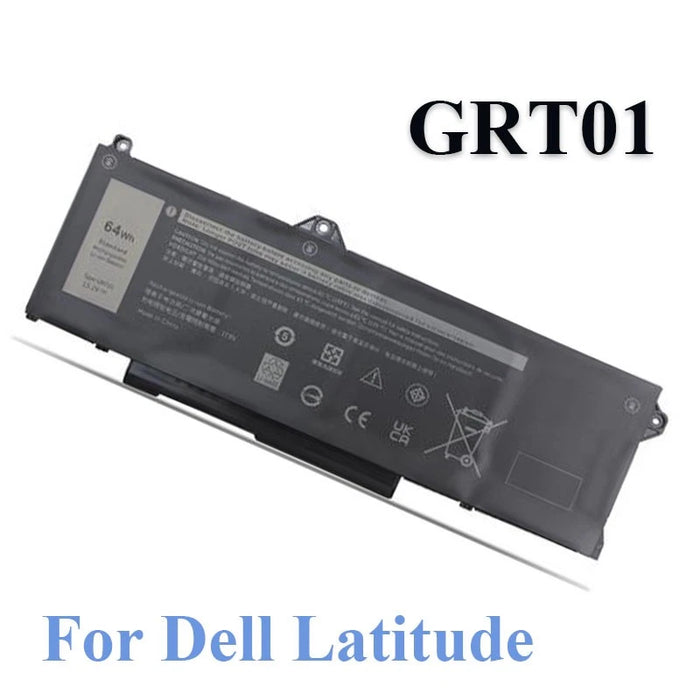 New Compatible Dell Latitude 5421 5431 5521 Precision 3561 3571 3470 Battery GRT01 0P3TJ R05P0 64Wh