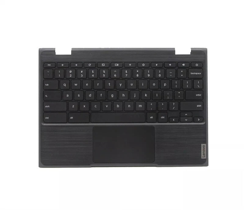 New Lenovo 100e Chromebook 2nd Gen Palmrest Upper Case With US English Keyboard 5CB1E09657