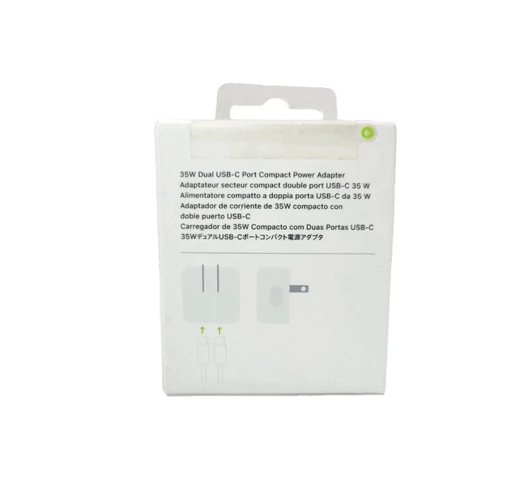 New Genuine Apple 35W Dual USB-C Port Compact Power Adapter MNWM3AM/A A2571