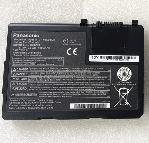 New Genuine Panasonic CF-33 Battery 22Wh CF-VZSU1AW CF-VZSU1AR CF-VZSU1AJS B0727W87Q7 - LaptopParts.ca