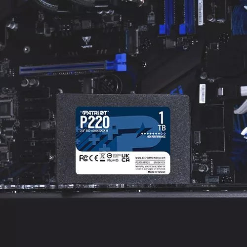 New Patriot P220 1TB SSD 2.5" SATA III 6GB/s Internal Solid State Drive For PC/MAC - LaptopParts.ca