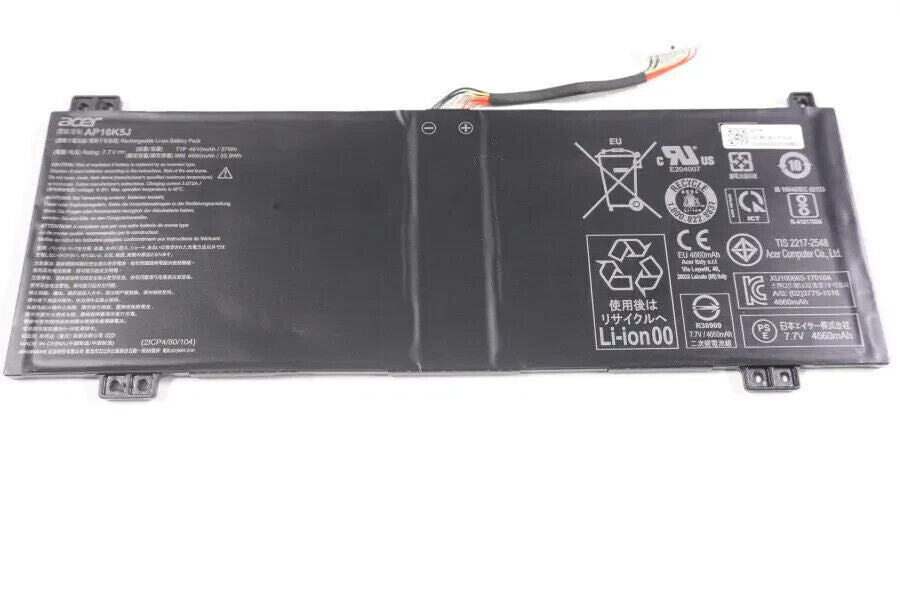 Acer R751TN R751TN-C5P3-US Battery AP16K5J 37Wh 4810mAh 7.7 Volt - LaptopParts.ca