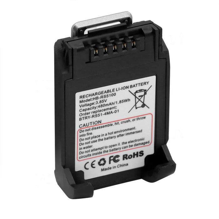 New Zebra RS51 RS5100 2D Bluetooth Ring Scanner Replacment Battery BTRY-RS51-7MA01 BT-000397 BT-000398
