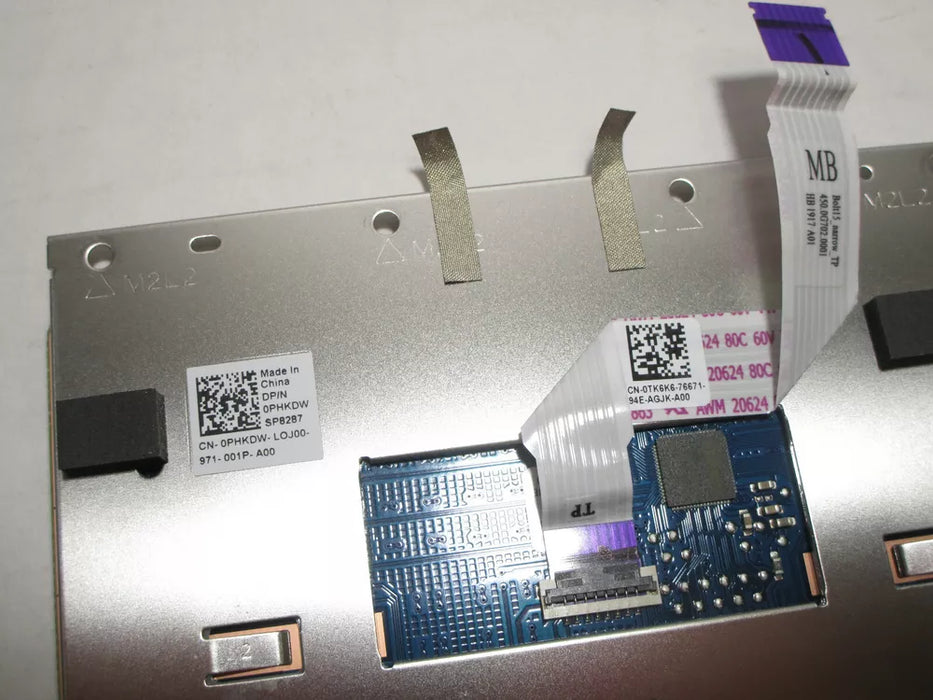 Touchpad Sensor Pin Dell Inspiron 15 5584 Touchpad Sensor Board with Cable Silver TXA01 ...