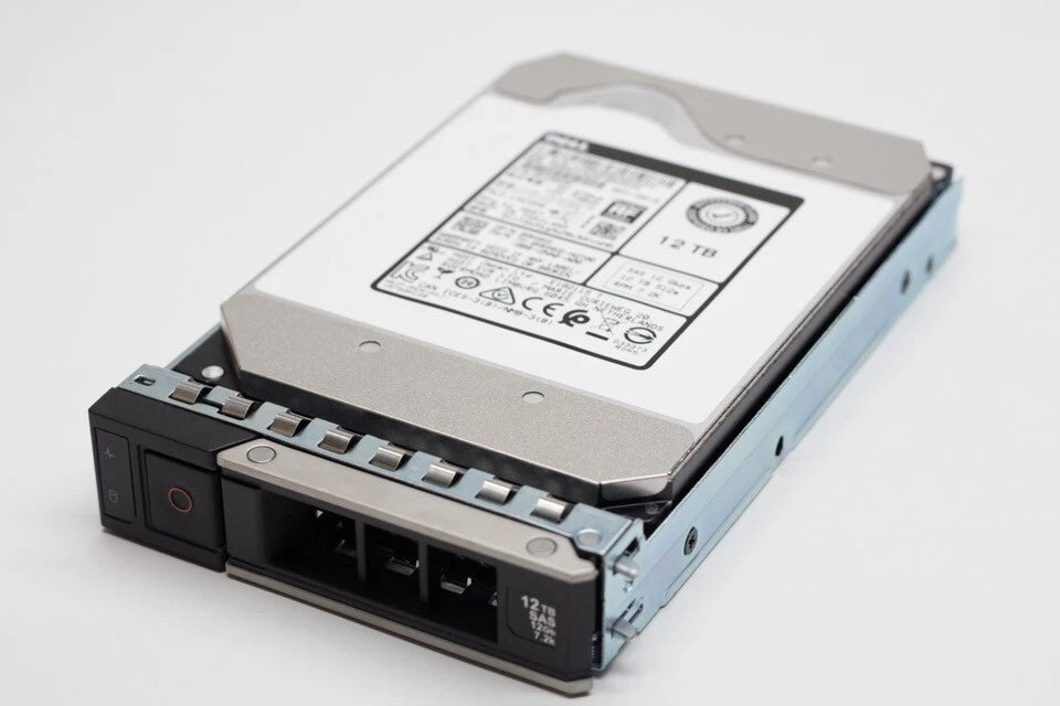 New Dell 12TB 7.2K SAS 3.5" 12Gb/s Gen 14 Hard Drive 9HXK6 HUH721212AL5200