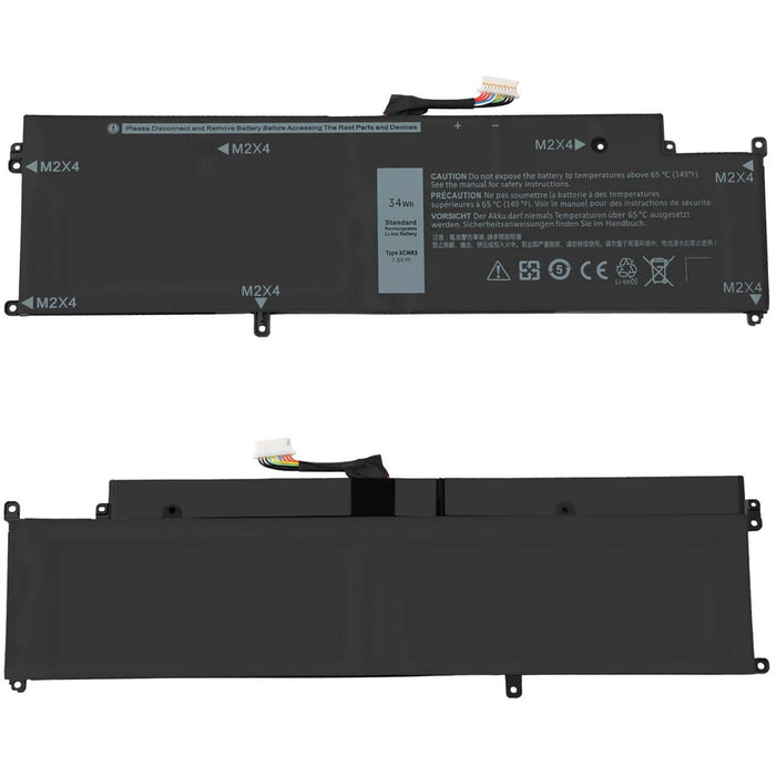 New Compatible Dell Latitude 13 7370 E7370 Ultrabook Series Battery XCNR3 WY7CG P63NY 34Wh - LaptopParts.ca