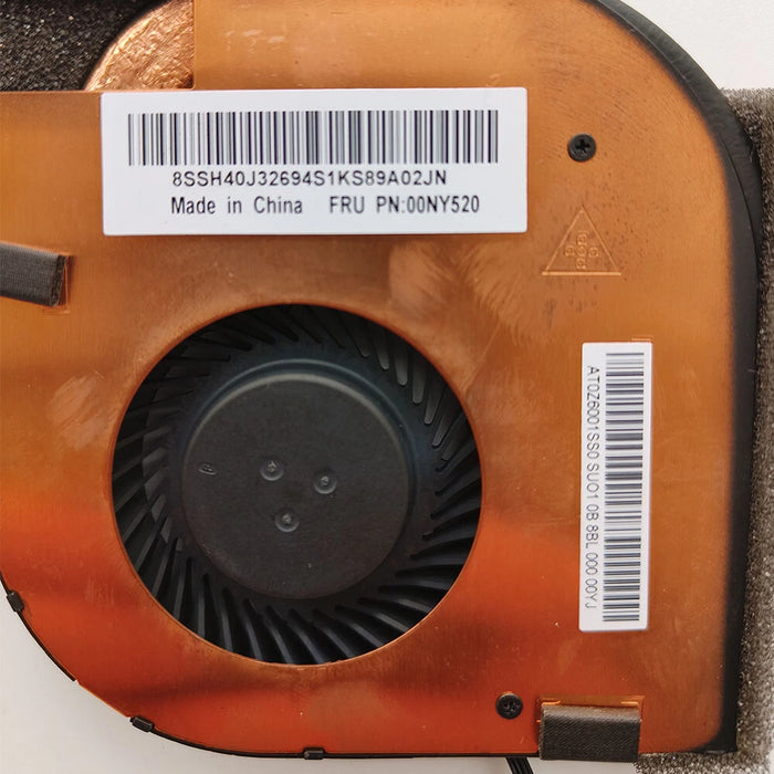 New Genuine Lenovo ThinkPad P50 P51 CPU Fan with Heatsink FRU 00NY520 00NY521 - LaptopParts.ca