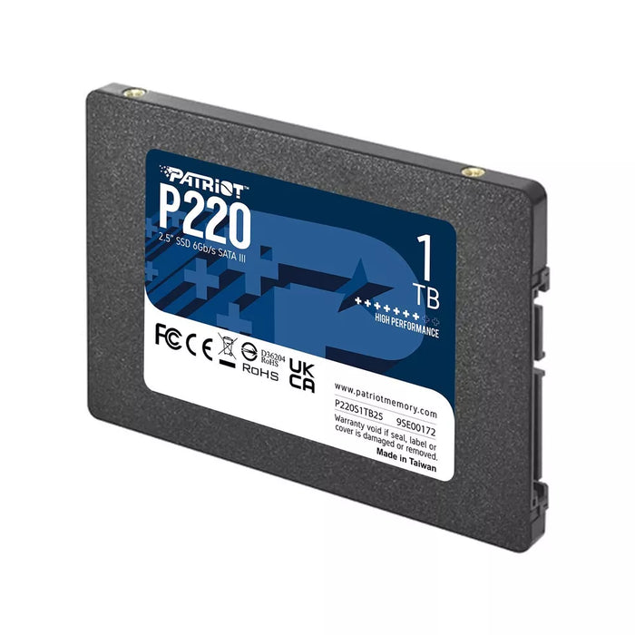 New Patriot P220 1TB SSD 2.5" SATA III 6GB/s Internal Solid State Drive For PC/MAC - LaptopParts.ca