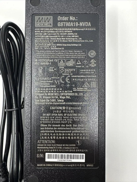 New Nvidia Jetson Development Kit OEM Power Supply for TX2 AGX NX 19 90W GST90A19-NVDA - LaptopParts.ca