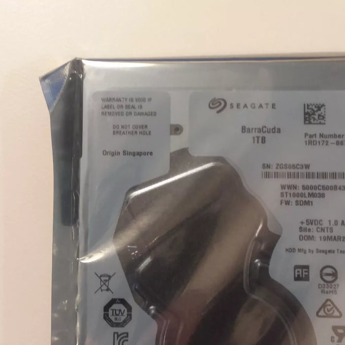 New Seagate ST1000LM038 Barracuda 1 TB SATA 2.5" 5400 RPM 128 MB Hard Drive - LaptopParts.ca