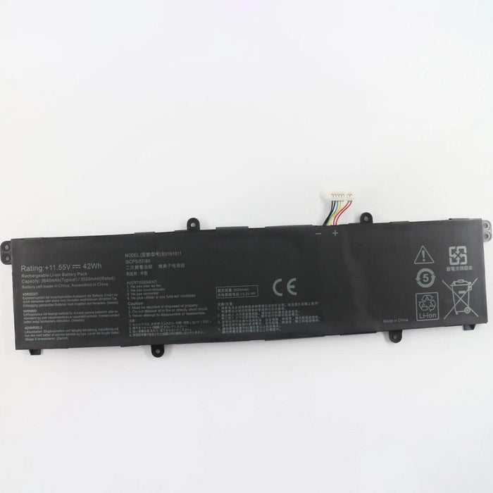 New Compatible Asus VivoBook Flip 14 X421 TM420 R413 K413FA Battery 42Wh 11.55V B31N1911