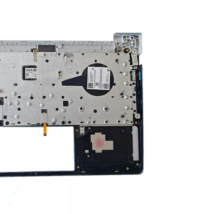 New HP Probook 440 445 G9 Silver Palmrest With Backlit US Keyboard N01287-001 - LaptopParts.ca