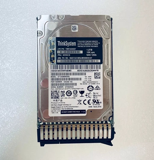 New Lenovo ThinkSystem 00YK016 7XB7A00027 10K SAS 2.5 12GB 1.2TB Hard Drive - LaptopParts.ca
