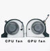 New Acer Aspire V15 Nitro VN7-592 VN7-593G VN7-593 CPU GPU Fan Set EG75070S1-C090-S9C EG75070S1-C100-S9C - LaptopParts.ca