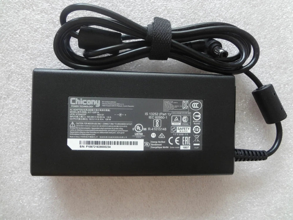 New Genuine Chicony MSI GP62 GE62 CX72 PL60 AC Adapter 19.5V 6.15A 120W A17-120P1A 5.5