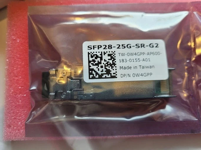 New Genuine Dell SFP28-25G-SR-NOF Transceiver Assembly FTLF8538P4BCL-FC W4GPP