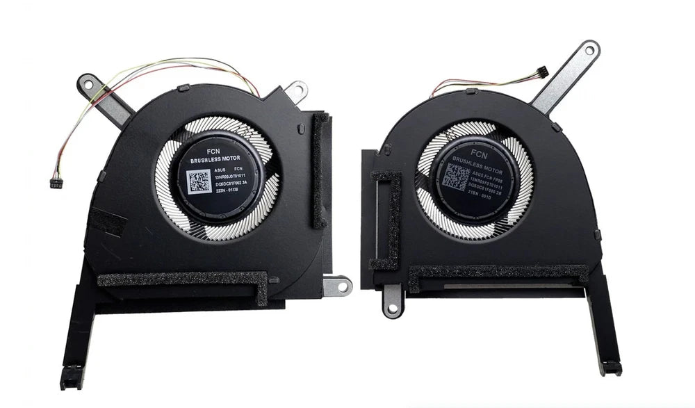 New Asus TUF F15 FX507VV FX507ZM FX507ZR FA507RR RTX3060 RTX3070 12V CPU GPU Fan Set 13NR09F0T01011 13NR09J0T01011