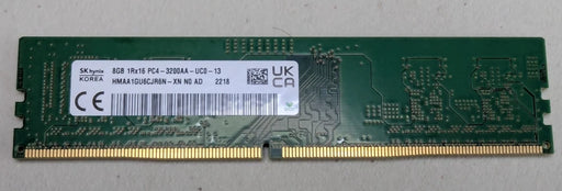 New Dell SK HYNIX 8GB PC4 3200MHz UDIMM 288 PIN HMAA1GU6CJR6N-XN N0 AD 9CXF2 - LaptopParts.ca