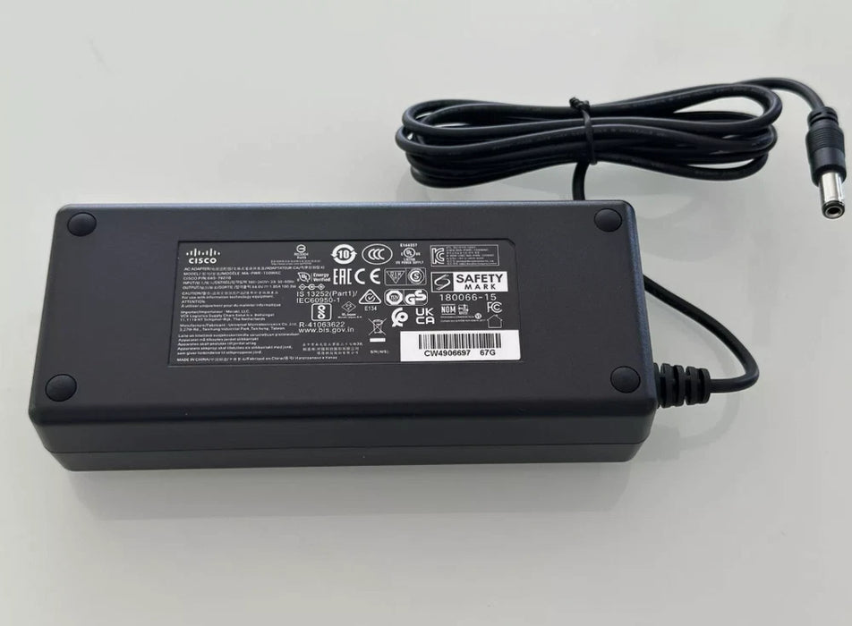 New Genuine Cisco Meraki MX68 MX68W MX68CW MX75 AC Adapter MA-PWR-100WAC 100W - LaptopParts.ca