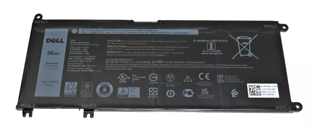 New Genuine Dell Latitude 3310 Battery 04WN0Y 09P3NW 4WN0Y - LaptopParts.ca