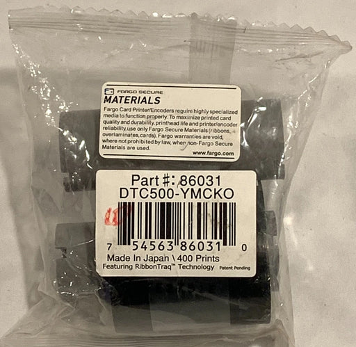 New Original Fargo 86031 Color Ribbon DTC500-YMCKO 400 Prints - LaptopParts.ca