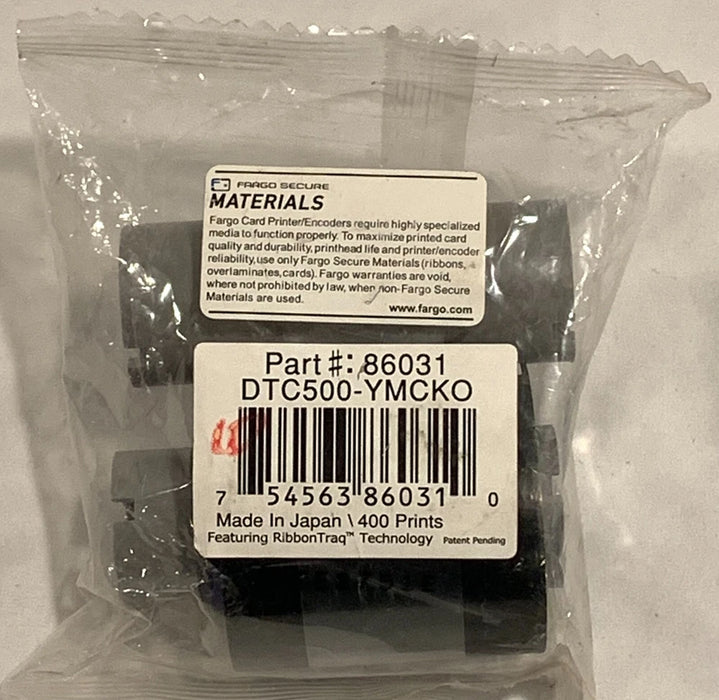 New Original Fargo 86031 Color Ribbon DTC500-YMCKO 400 Prints - LaptopParts.ca