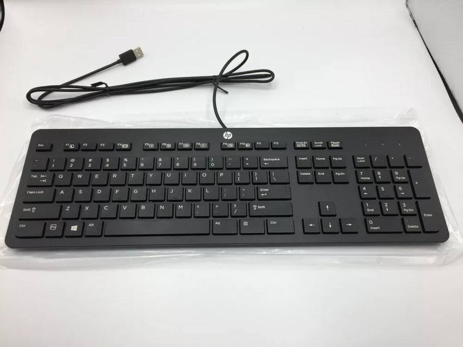 New Genuine HP USB Bus Slim Keyboard Mouse Mousepad Kit T4E63AA - LaptopParts.ca