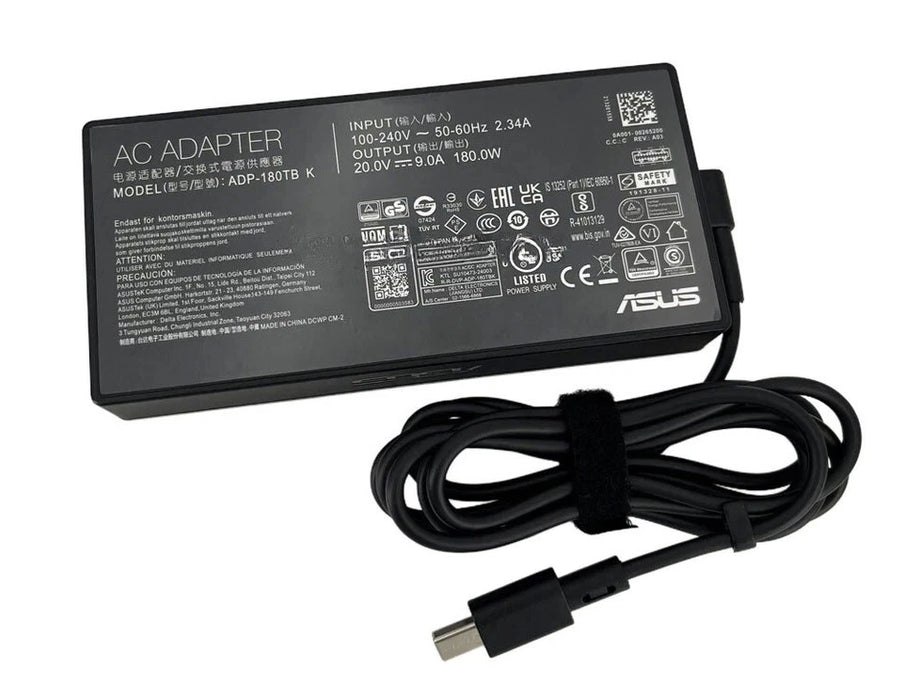 New Genuine Asus ROG Zephyrus G14 180W Mini Micro USB AC Adapter Charger ADP-180TB K A22-180P1A