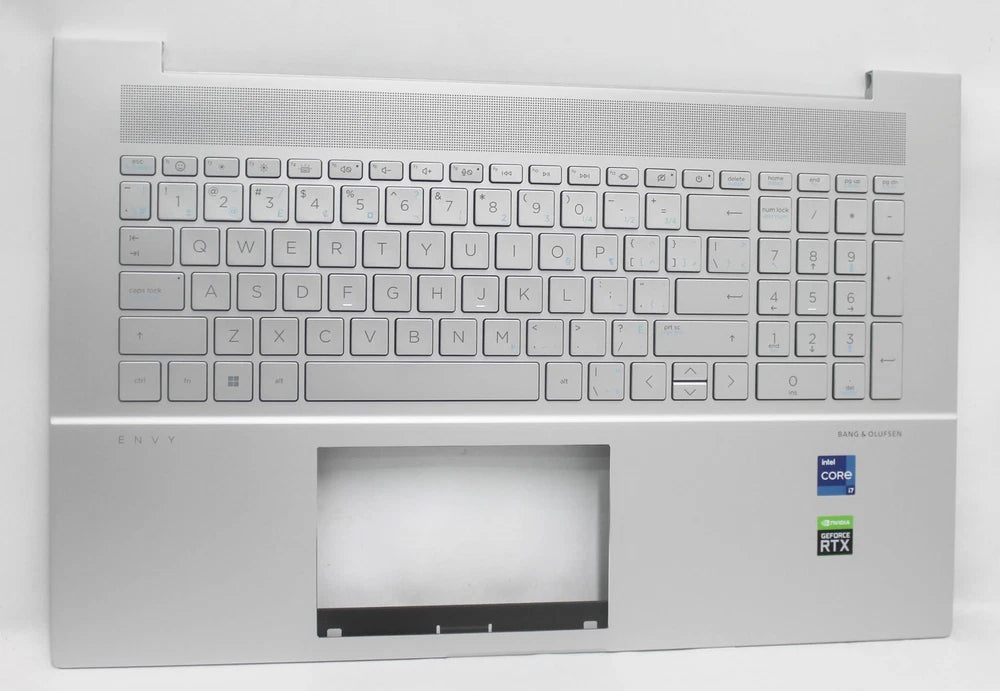 New HP 17-CR Series Palmrest Top Cover With Canadian Bilingual Keyboard N13556-DB1 - LaptopParts.ca