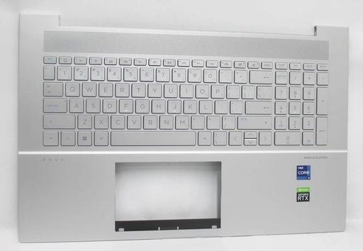 New HP 17-CR Series Palmrest Top Cover With Canadian Bilingual Keyboard N13556-DB1 - LaptopParts.ca