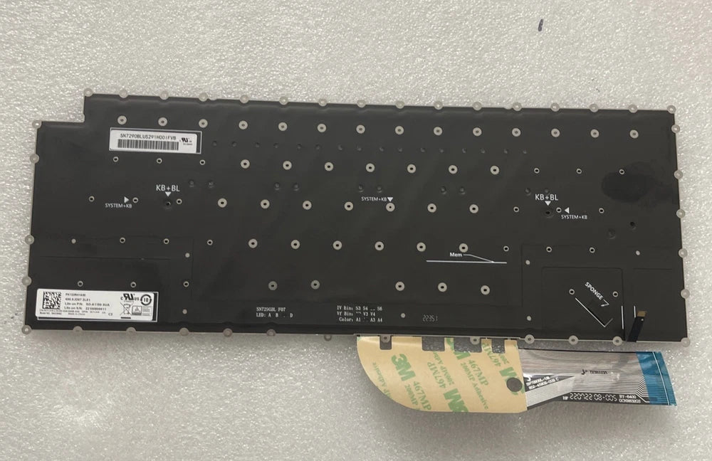 New Dell XPS 9520 9530 Precision 5560 5570 US Backlit Keyboard CYJV4 0CYJV4