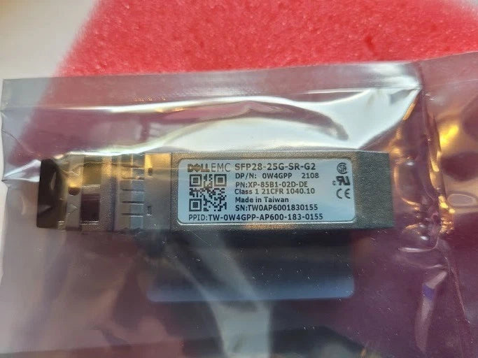 New Genuine Dell SFP28-25G-SR-NOF Transceiver Assembly FTLF8538P4BCL-FC W4GPP