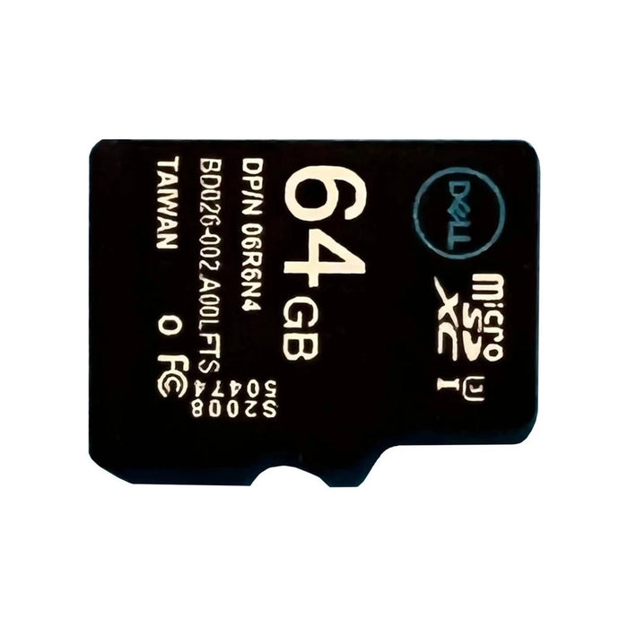 New Genuine Dell 64GB Class 10 MicroSDXC Memory Card 6R6N4 7XDNW